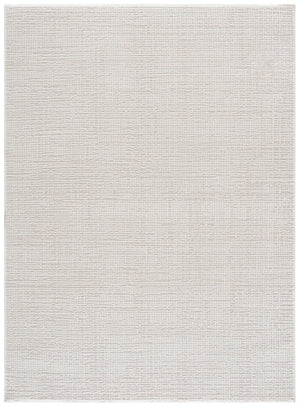 Safavieh Lunara Solid Ivory Hallway Runner Low Pile Polyester Jute Blend Turkey Woven Rug Off White 5'-3" x 7'-6" LUA336A-5