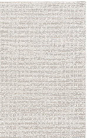 Safavieh Lunara Solid Ivory Hallway Runner Low Pile Polyester Jute Blend Turkey Woven Rug Off White 5'-3" x 7'-6" LUA336A-5