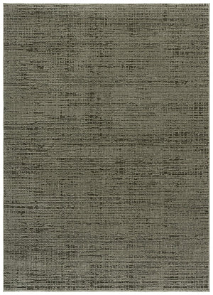 Safavieh Lunara Solid Ivory Hallway Runner Low Pile Polyester Jute Blend Turkey Woven Rug Green 5'-3" x 7'-6" LUA336Y-5