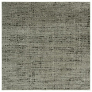 Safavieh Lunara Solid Ivory Hallway Runner Low Pile Polyester Jute Blend Turkey Woven Rug Green 6'-7" x 6'-7" Square LUA336Y-7SQ
