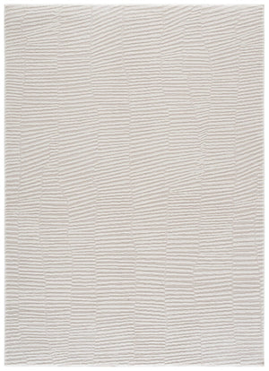 Safavieh Lunara Power Loomed Ivory Runner Rug Soft Polyester Blend for Hallways and Bedrooms 5'-3" x 7'-6" LUA338A-5