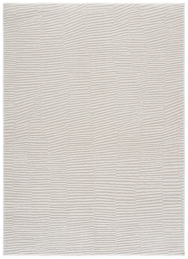 Safavieh Lunara Power Loomed Ivory Runner Rug Soft Polyester Blend for Hallways and Bedrooms 5'-3" x 7'-6" LUA338A-5
