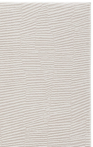 Safavieh Lunara Power Loomed Ivory Runner Rug Soft Polyester Blend for Hallways and Bedrooms 5'-3" x 7'-6" LUA338A-5