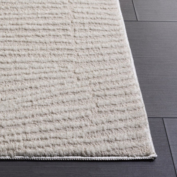 Safavieh Lunara Power Loomed Ivory Runner Rug Soft Polyester Blend for Hallways and Bedrooms 8'-0" x 10'-0" LUA338A-8