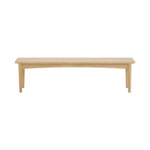 Lh Imports Lumina Bench - Versatile Solid Oak Wood Dining And Entryway Bench With Neutral Natural Finish Beige Solid Oak,Oak Veneer,Mdf Lum016
