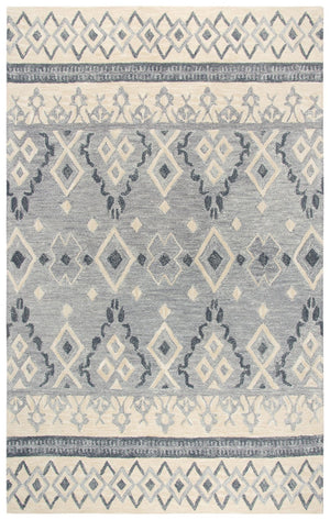 Alora Decor Lavine Hand-Tufted Beige Wool Rug With Tribal Diamond Texture — Durable, Soft, Stylish Focal Piece 8' x 10' LAVLV100755330810