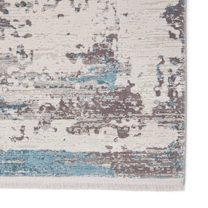 Jaipur Living Jaipur Living Rialto Abstract Viscose Acrylic Rug with Carved High-low Pile Texture Blue 8'X11' RUG149799