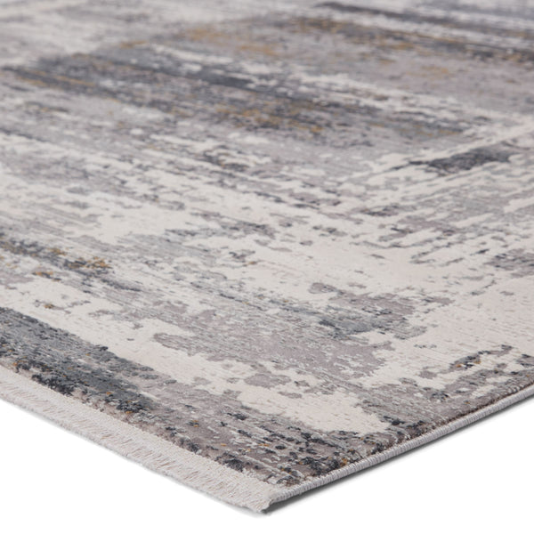 Jaipur Living Jaipur Living Rialto Abstract Viscose Acrylic Rug with Carved High-low Pile Texture Gray 5'X8' RUG149798