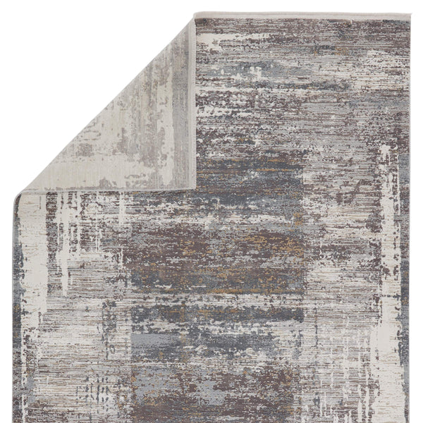 Jaipur Living Jaipur Living Rialto Abstract Viscose Acrylic Rug with Carved High-low Pile Texture Gray 5'X8' RUG149798