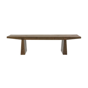 Union Home Keystone Reclaimed Wood Coffee Table - Rustic Elegance With Unique Dovetail Joints & Walnut Finish Weathered Brown  Reclaimed Wood Lvr00836