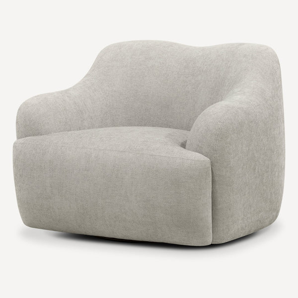 Union Home Orla Swivel Chair - Modern Comfort Meets Elegance In High-performance Fabric For Stylish Living Spaces  Linen (Performance Fabric ) Lvr00859