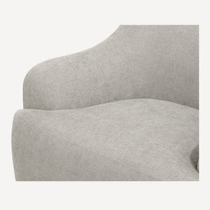Union Home Orla Swivel Chair - Modern Comfort Meets Elegance In High-performance Fabric For Stylish Living Spaces  Linen (Performance Fabric ) Lvr00859