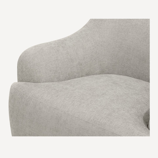 Union Home Orla Swivel Chair - Modern Comfort Meets Elegance In High-performance Fabric For Stylish Living Spaces  Linen (Performance Fabric ) Lvr00859