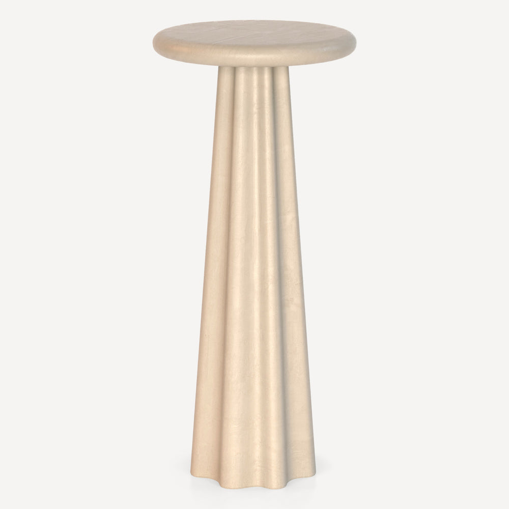 Union Home Bella Pedestal - Stylish Reinforced Concrete Stand For Drinks And Art, Perfect For Indoor Or Outdoor Use  Concrete Lvr00905