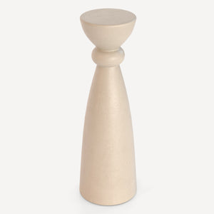 Union Home Torino Pedestal - Stylishly Sculptural Concrete Stand For Drinks Or Art, Indoor/Outdoor Elegance  Concrete Lvr00907