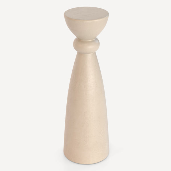 Union Home Torino Pedestal - Stylishly Sculptural Concrete Stand For Drinks Or Art, Indoor/Outdoor Elegance  Concrete Lvr00907