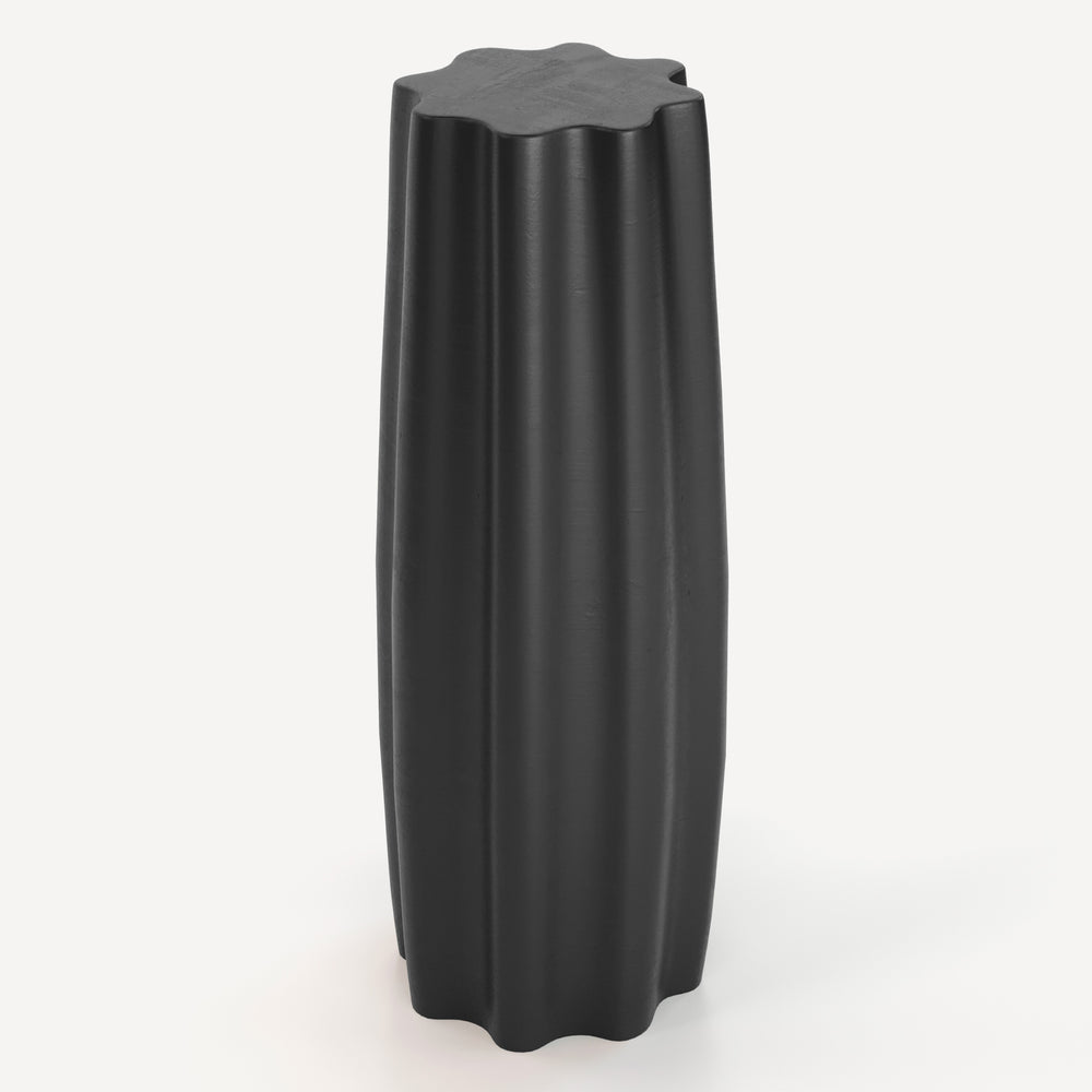 Union Home Clara Pedestal - Elegant Concrete Stand For Drinks Or Décor, Perfect For Indoor And Outdoor Use Charcoal Concrete Lvr00910