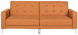 Safavieh Soho Modern Tufted Foldable Sofa Bed - Stylish Space-Saving Design For Versatile Living Solutions Orange LVS2000A