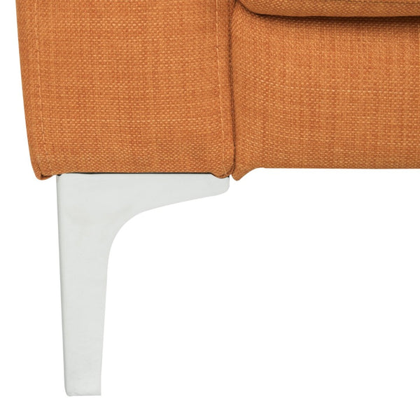 Safavieh Soho Modern Tufted Foldable Sofa Bed - Stylish Space-Saving Design For Versatile Living Solutions Orange LVS2000A