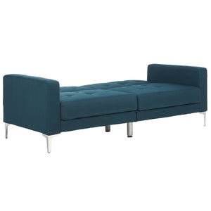 Safavieh Soho Modern Tufted Foldable Sofa Bed - Stylish Space-Saving Design For Versatile Living Solutions Navy LVS2000C