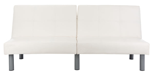 Safavieh Noho Contemporary Foldable Futon Bed - Stylish Tufted Sofa & Guest Bed With Durable Eucalyptus Frame LVS2002A