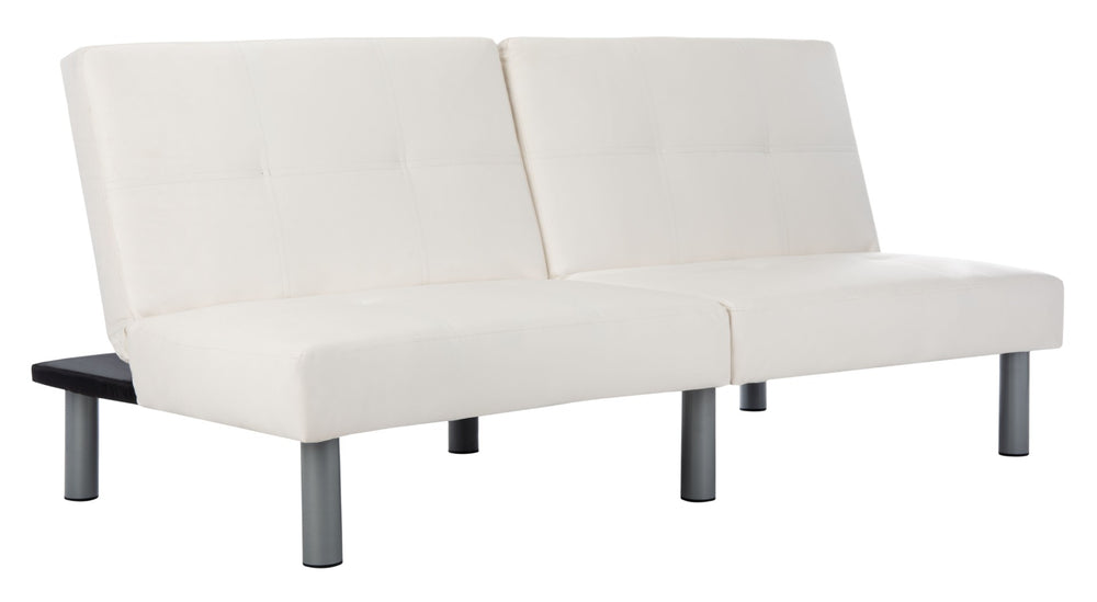 Safavieh Noho Contemporary Foldable Futon Bed - Stylish Tufted Sofa & Guest Bed With Durable Eucalyptus Frame LVS2002A