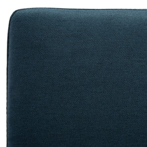 Safavieh Murray Retro-Inspired Foldable Futon Bed With Pillow – Stylish Sofa To Bed Solution For Any Space Navy / Natural LVS2004B