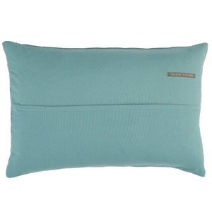 Jaipur Living Jaipur Living Winchester Cotton Velvet Lumbar Pillow Hand Quilted Coastal Bedroom Accent Blue 16"X24" Lumbar PLC102351