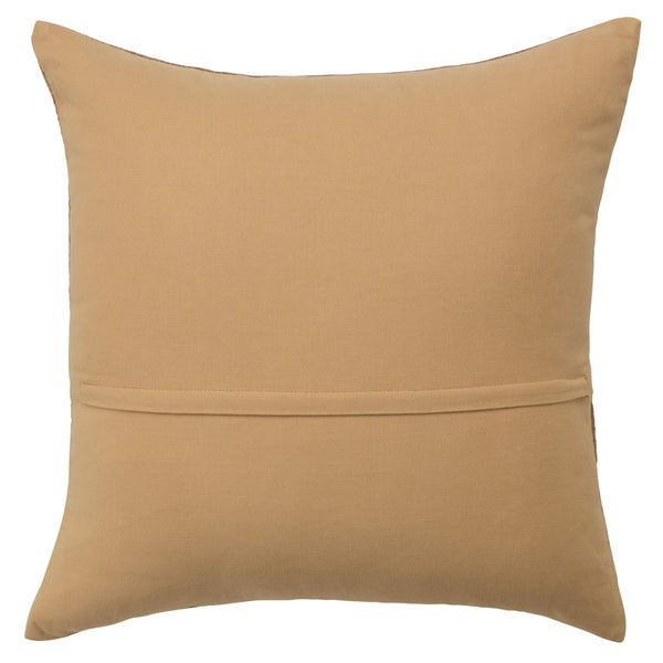Jaipur Living Jaipur Living Lexington Cotton Woven Stripe Pillow with Hand Embroidered Stitch Detail Terracotta Down PLW103457