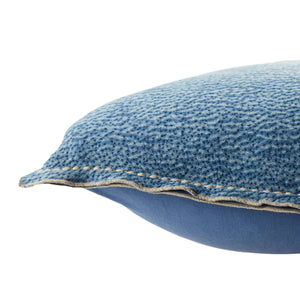 Jaipur Living Jaipur Living Warrenton Cotton Euro Sham with Hand Embroidered Flanged Border Blue PLC102311