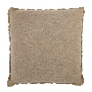 Jaipur Living Jaipur Living Warrenton Cotton Euro Sham with Hand Embroidered Flanged Border Taupe PLC102312