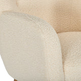 CorLiving Boucle Wing Accent Chair Cream LYA-310-C