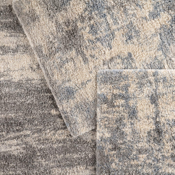 Jaipur Living Jaipur Living Cantata Plush Shag Rug Abstract Polypropylene Accent for Modern Interiors 2'6" x 8' RUG143197