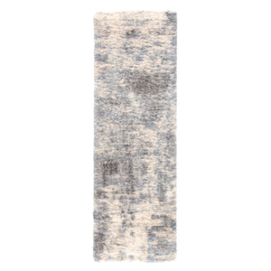 Jaipur Living Lyra Cantata Lyr01 Powerloomed Machinemade 100% Polypropylene Shag Abstract Indoor Rug Gray, Blue 100% Polypropylene Rug159148