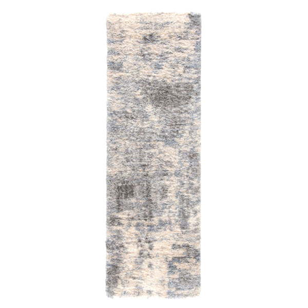 Jaipur Living Jaipur Living Cantata Plush Shag Rug Abstract Polypropylene Accent for Modern Interiors 2'6" x 8' RUG143197