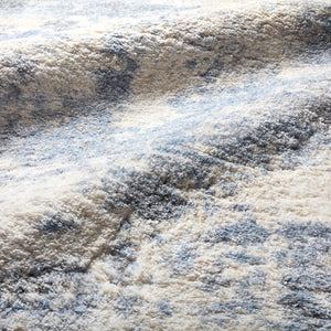 Jaipur Living Jaipur Living Harmony Plush Shag Runner Rug Abstract Gray Blue Polypropylene Hallway RUG143209