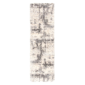 Jaipur Living Lyra Serenade Lyr04 Powerloomed Machinemade 100% Polypropylene Shag Abstract Indoor Rug Ivory, Gray 100% Polypropylene Rug143216