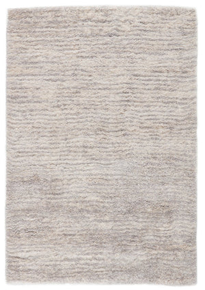 Jaipur Living Lyra Staves Lyr05 Powerloomed Machinemade 100% Polypropylene Shag Stripes Indoor Rug Light Gray, Cream 100% Polypropylene Rug159152