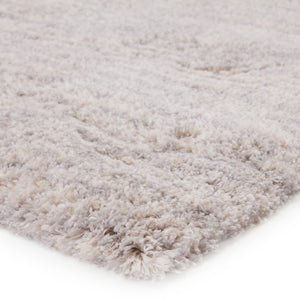 Jaipur Living Lyra Staves Lyr05 Powerloomed Machinemade 100% Polypropylene Shag Stripes Indoor Rug Light Gray, Cream 100% Polypropylene Rug159152