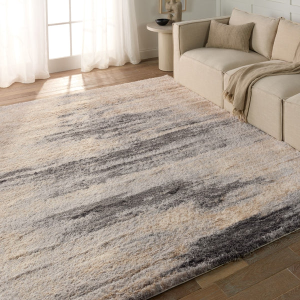 Jaipur Living Lyra Triton Modern Machine Made Indoor Rug Gray 10'2"x14'1"
