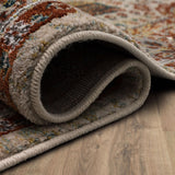 Karastan Rugs Soiree Dolce Machine Woven Triexta Traditional Area Rug Oyster 9' 6" x 12' 11"