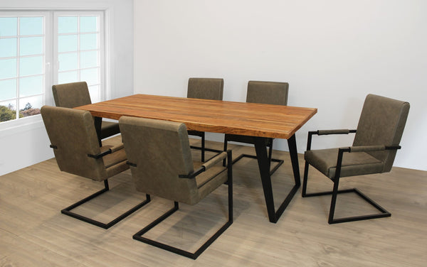 Moti Lloyd Arm Chair in Leather 94011058