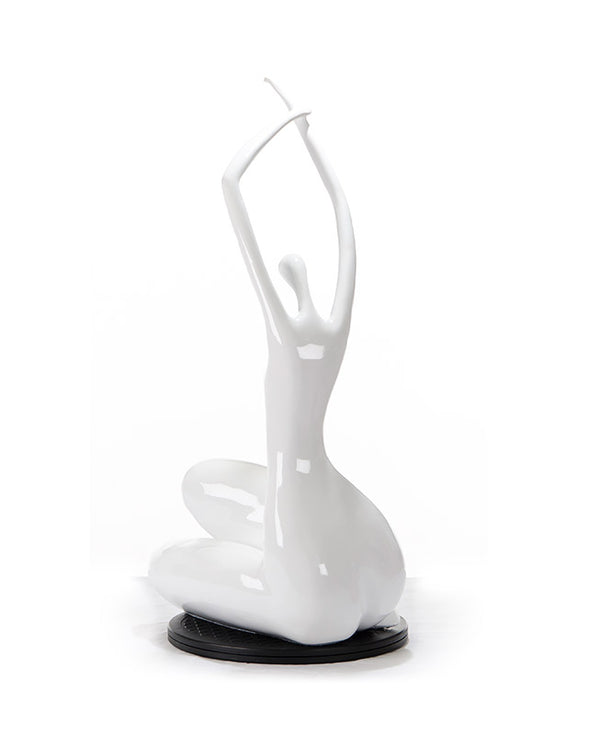 Vig Furniture Sz0425 Elegant Modern White Lass Sculpture - Unique Design & Sturdy Craftsmanship For Your Decor White  Vgthsz0425-wht