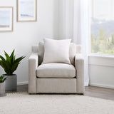 Laurel Collection Chair Salt Flat - Laurel Collection Chair Oat White SFLAURCHR00NA Malouf