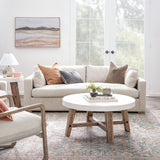 Laurel Collection Loveseat Salt Flat - Laurel Collection Loveseat Oat White SFLAURLVS00NA Malouf