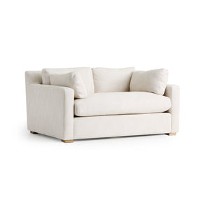 Laurel Collection Loveseat Salt Flat - Laurel Collection Loveseat Oat White SFLAURLVS00NA Malouf