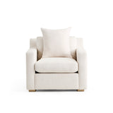 Laurel Collection Chair Salt Flat - Laurel Collection Chair Oat White SFLAURCHR00NA Malouf