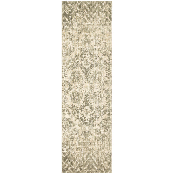 Le Jardin Willow Grey 2' 4" x 7' 10" Area Rug Karastan Rugs