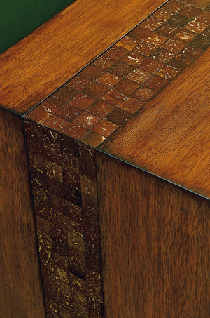 Lexington Tommy Bahama Home Turtle Island Console Table - Elegant Coconut Shell Inlay For A Modern Zen Home Décor Statement Sebana  556-967