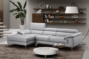 Liam Premium Leather Sectional with Left-Hand Chaise - Modern Comfort & Stylish Design for Any Room